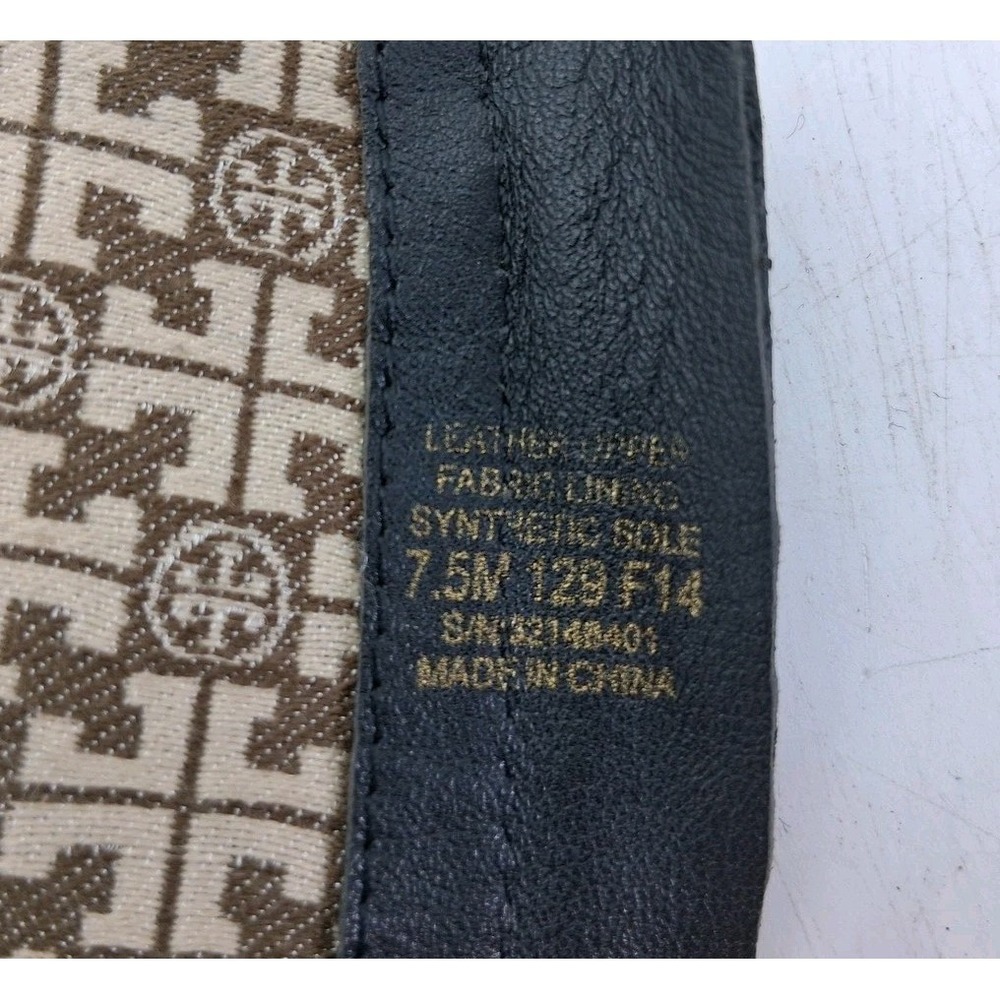 Tory Burch Boots Womens Size 7.5 38 Black Leather Over The Knee Riding Back Zip - Picture 12 of 14